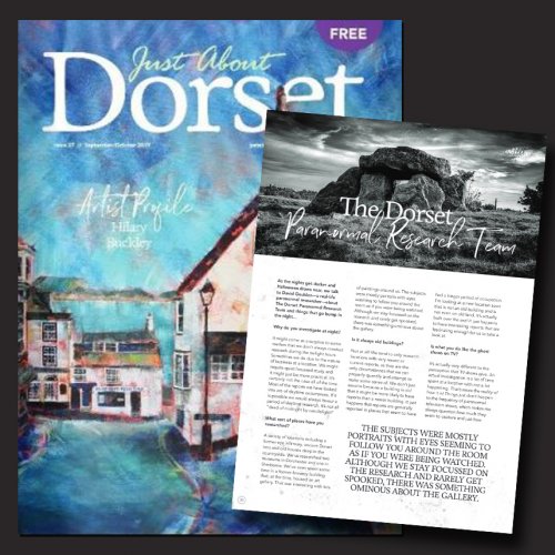 The team in Just About Dorset Magazine