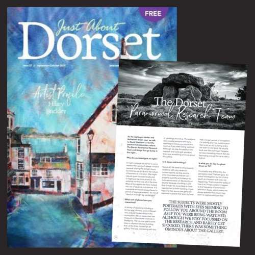 The team in Just About Dorset Magazine